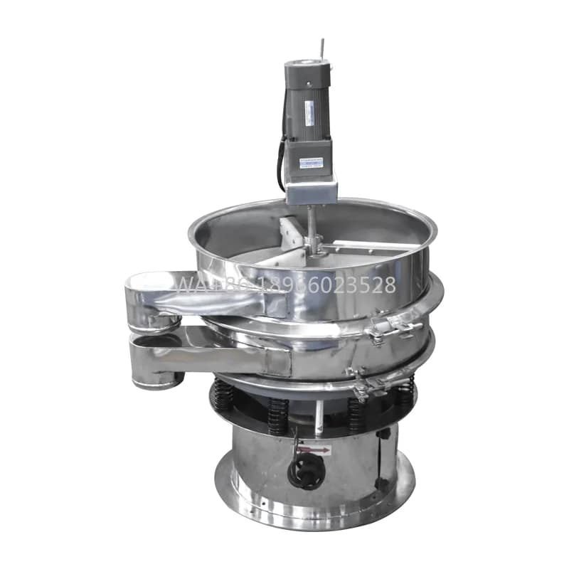 Setaccio vibrante circolare ShakerRice Farina Burro Polvere Setacciatura Pulizia Raschietto Spazzola Spin Rotary