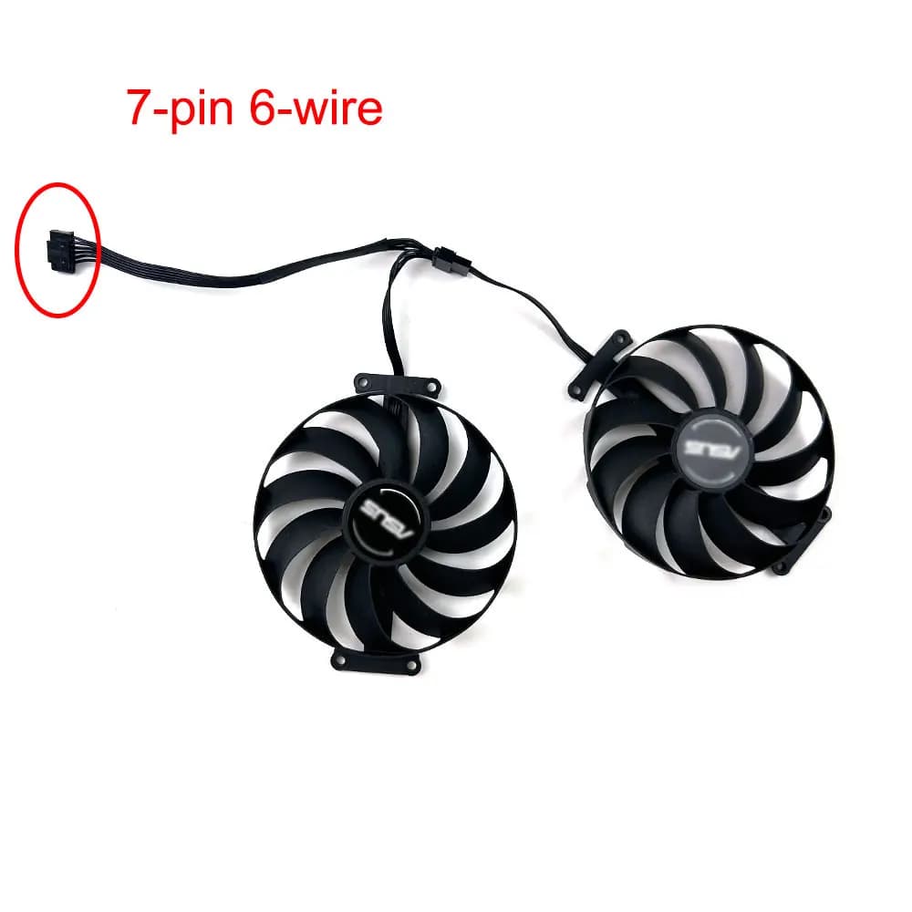 Ventola di Raffreddamento 95MM 7-pin 6-cavi CF1010U12S T129215SU per Schede Video ASUS DUAL-RTX3070-8G