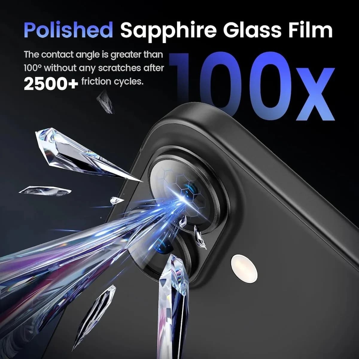Protezione per Obiettivo Fotocamera per iPhone 17 6.3 pollici, Copertura in Vetro Temperato in Lega di Alluminio, Accessori Protettivi per Schermo Fotocamera