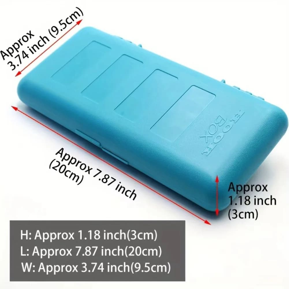Portable Carp Fishing Equipment Box with Double Face Design and Magnetic Clasp for Efficient Fishing Accessories Storage