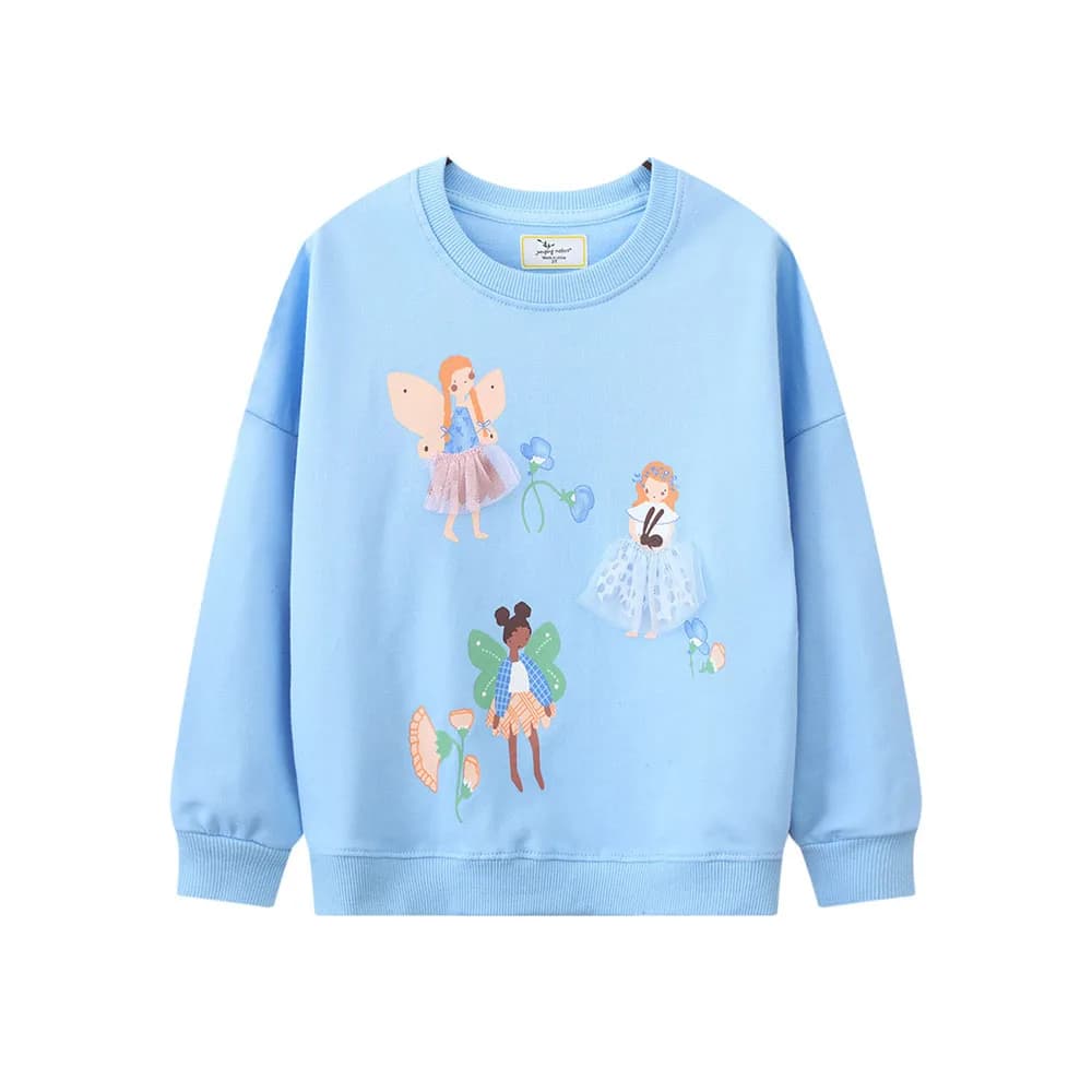 Felpa pullover in pile per bambina e neonato, tinta unita, camicetta girocollo, top, vestiti caldi autunnali invernali