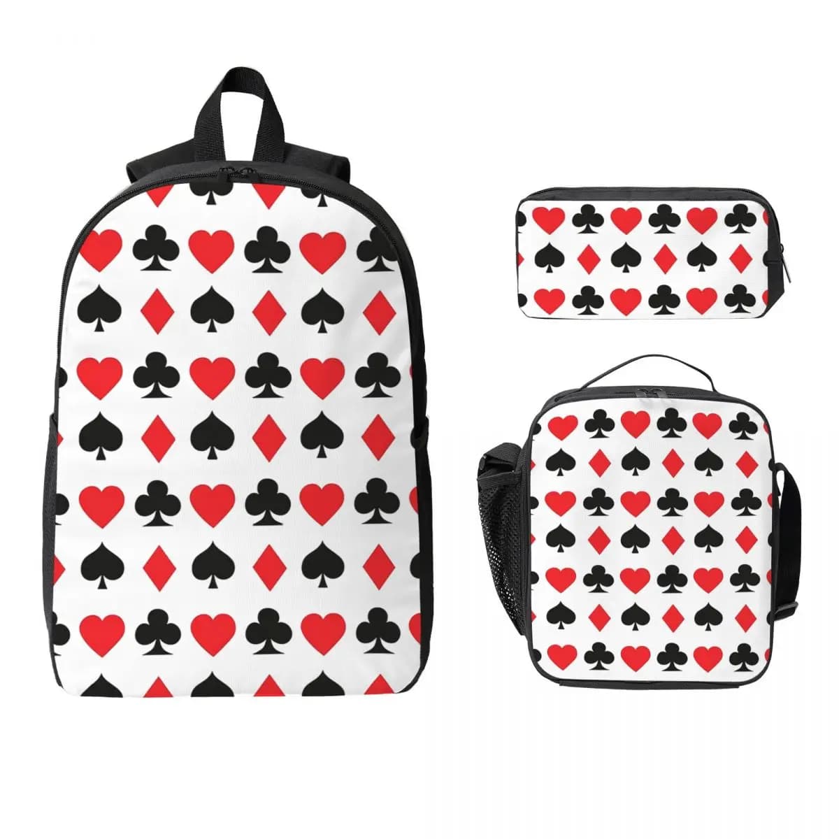 Dave's Lenzuola Zaino Studente Ragazzi Ragazze BookBag Borsa da scuola Borse a tracolla per computer Borsa da pranzo isolata 3ps Astuccio
