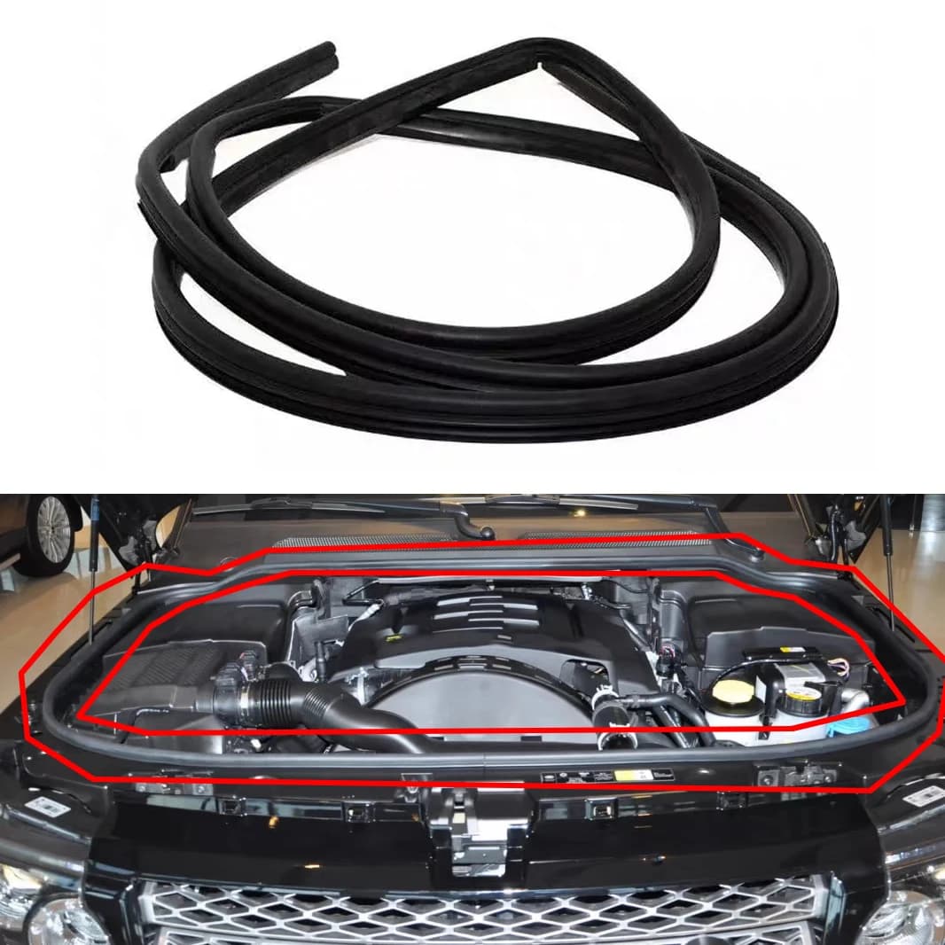 1 Pezzo Guarnizione Cofano Auto LR054366/LR015150 Compatibile con Land Rover Discovery 3 /LR4/Discovery 5/Discovery Sport/Freelander