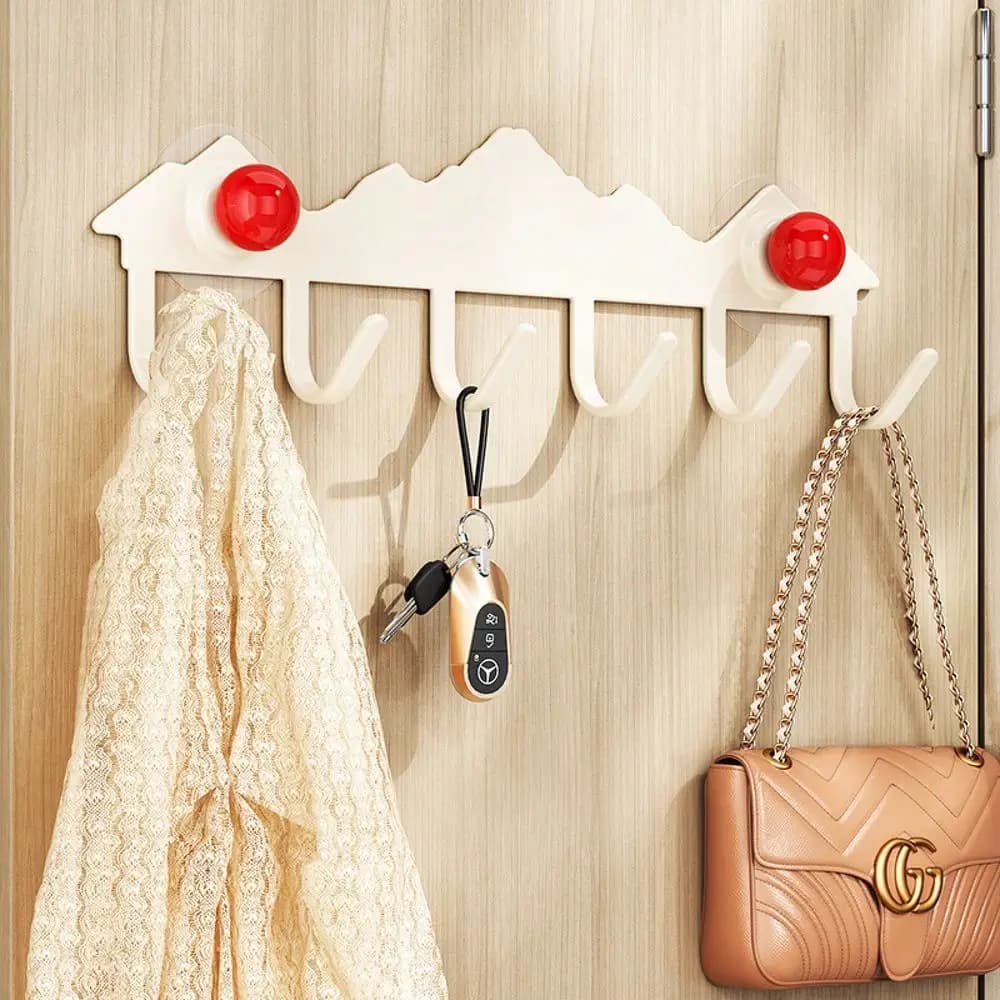 Ganci appendiabiti da porta senza foratura, organizer per vestiti, borse e cappelli da camera da letto