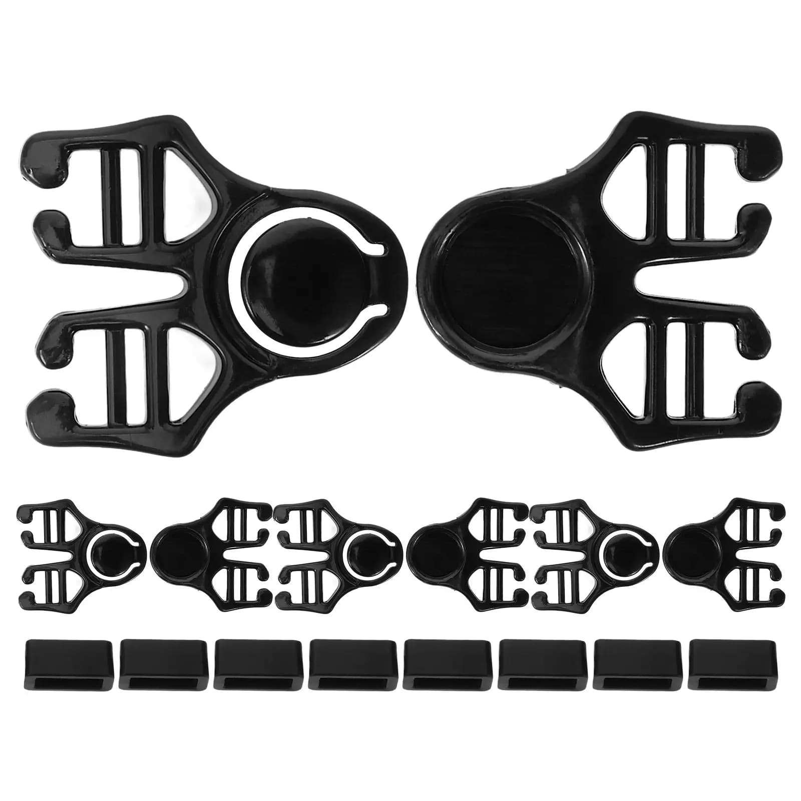 4 Pcs Goggles Buttons Swimming Buckles Straps Replacement Accessories Plastic for Belt Clips