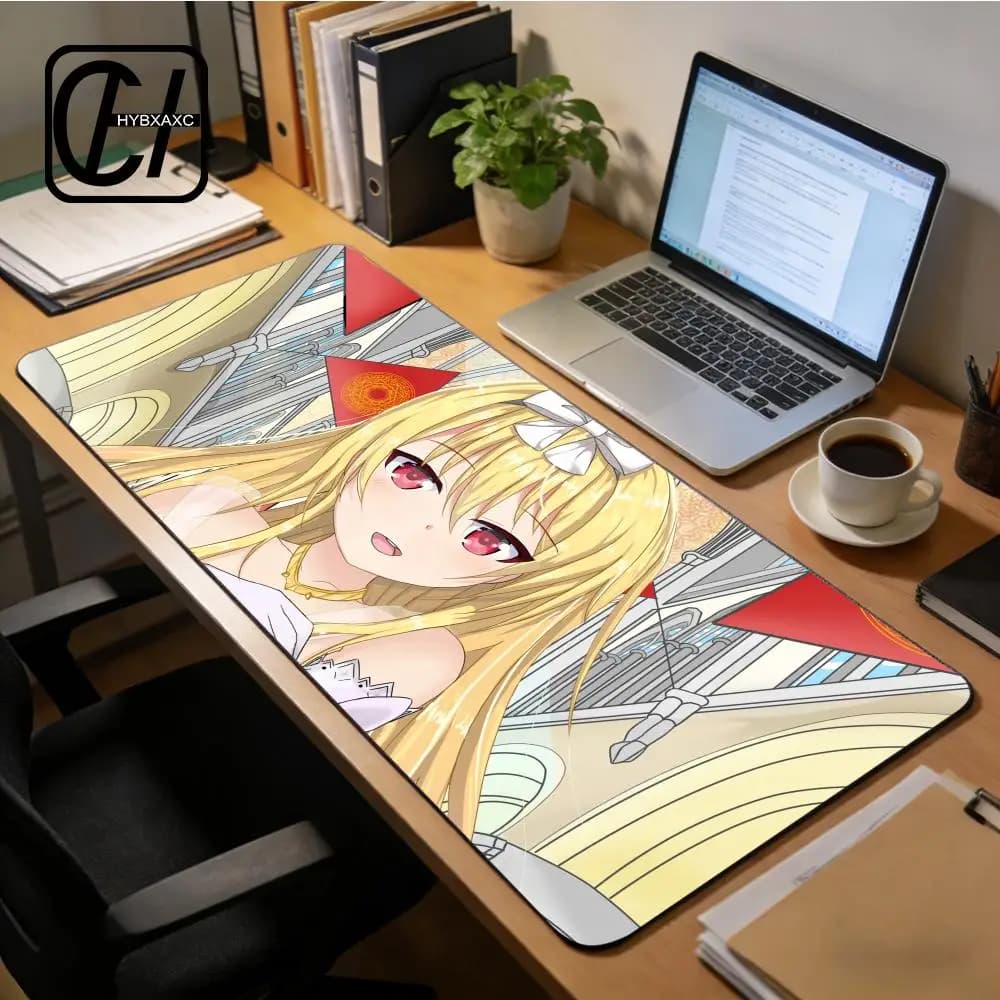Animei Arifureta Mouse Pad Large Keyboard Mouse Desk Pad Non-Slip Rubber Gaming Mouse Pad Laptop Mouse Carpet