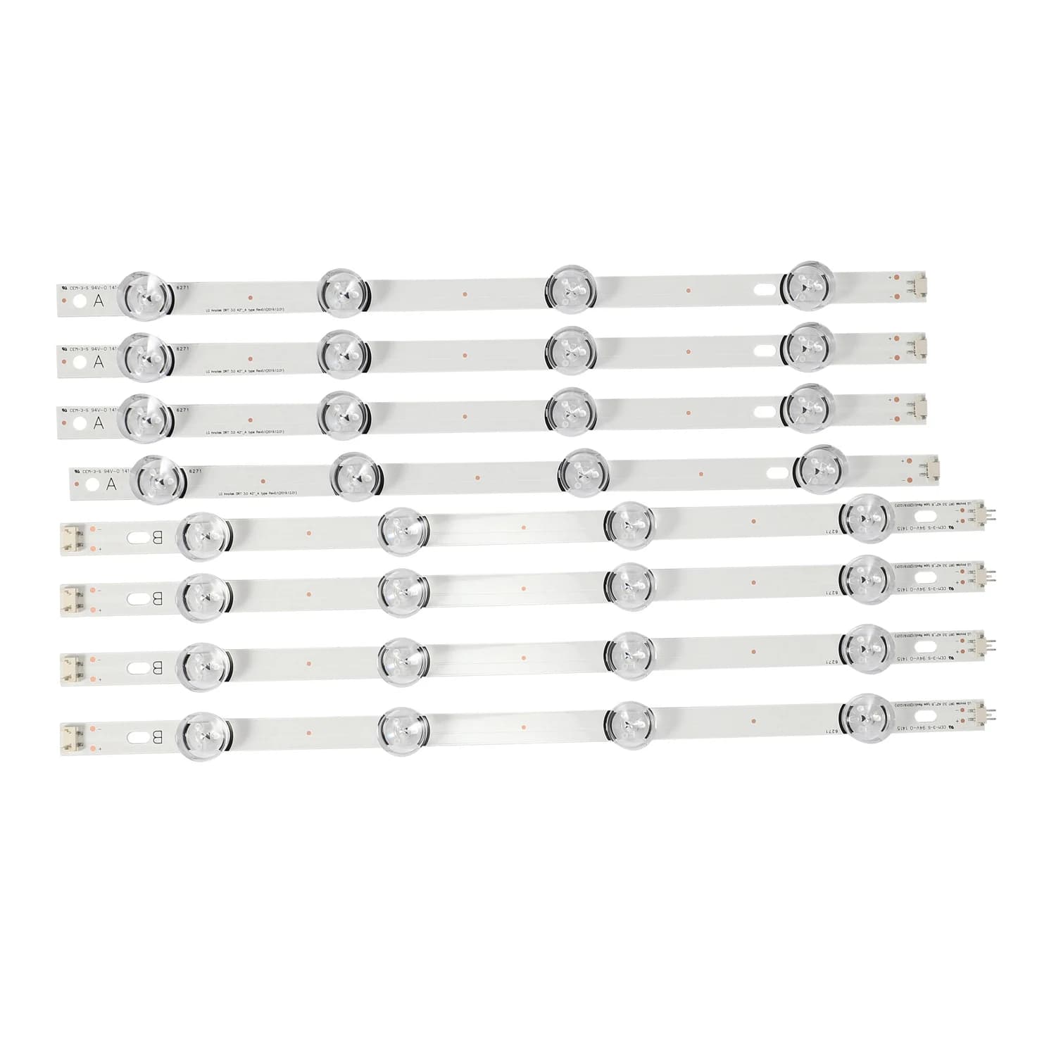 【Big Deal】Striscia di retroilluminazione a LED 8 lampade per TV da 42 pollici Innotek Drt 3.0 42 pollici 6916L 1709B 1710B 1957E 1956E 6916L-1956A 6916L-19