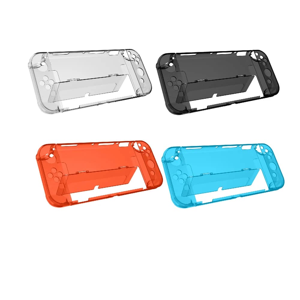 ZUIDID Custodia protettiva rigida per PC Flip Cover Custodia protettiva in cristallo per console Switch NS OLED