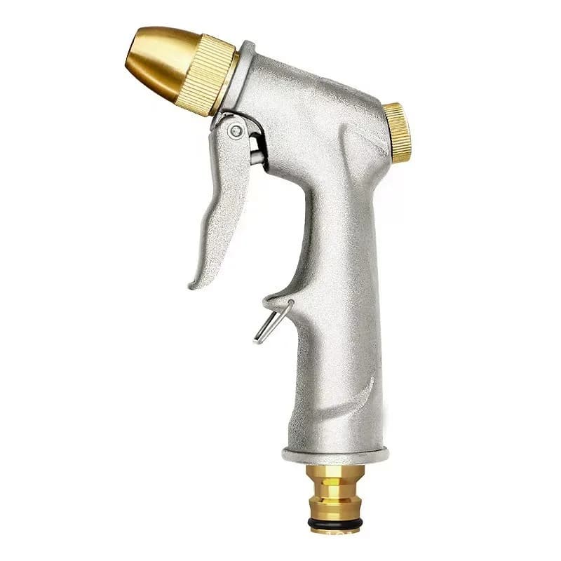 Pistola a spruzzo in ottone ad alta pressione, ugello per tubo da giardino per irrigazione prato e lavaggio auto