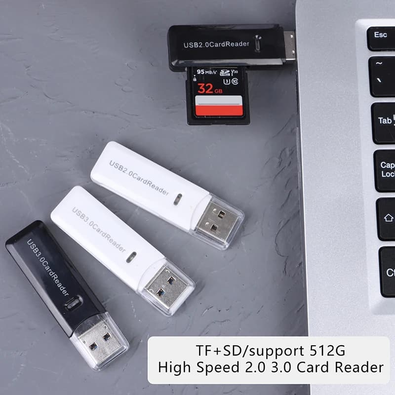 1 pz lettore di schede USB 3.0 2.0 TF lettore di schede SD 2 in1 Cardreader Micro SD adattatore PC Laptop lettore di schede di memoria intelligente
