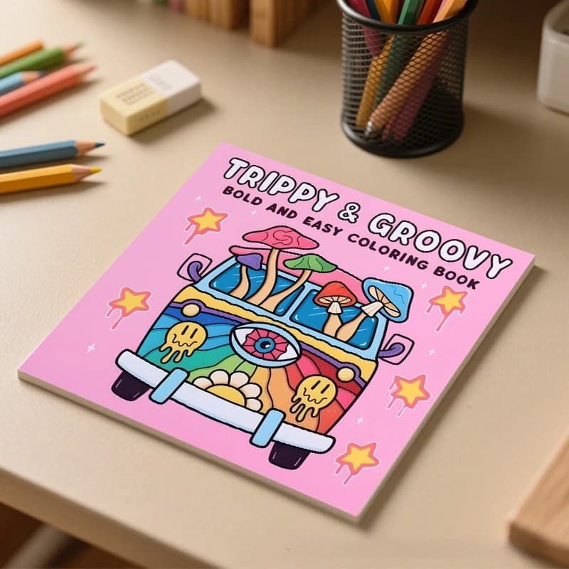 Cross-border Stress Relief Coloring Book, Graffiti Tracing & Hand Drawing Sketch Notebook