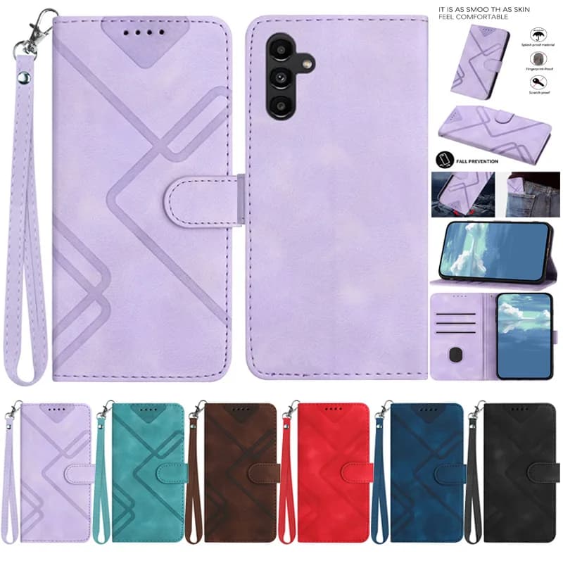 Custodia Redmi12 per Xiaomi Redmi 12 Cover in pelle Etui per Redmi A1 5 Plus 6Pro 4x 6A 7A 8 S2 custodia per telefono a portafoglio Coque di lusso
