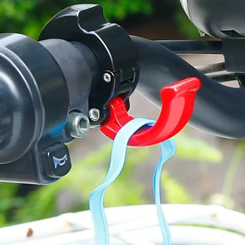 Multi-function Motorcycle Hanging Hook Replaceable Helmet Bag Hanger ABS Aluminum for Bike Luggage Rack Storage