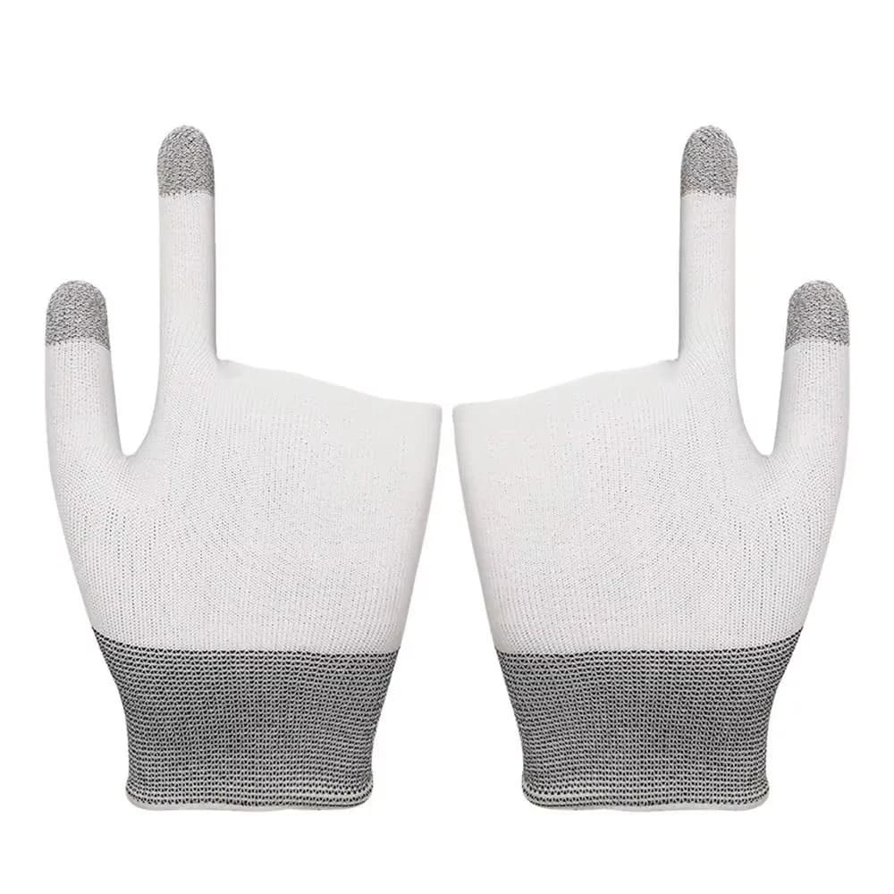 Hand Cover Gaming Finger Cover Sweatproof Solid Color Thumb Gloves Breathable Touch Screen Finger Cots Cover Game Controller