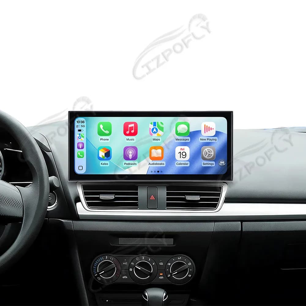 Lizpofly 15.8" Carplay Car Radio Touch Screen For Mazda 3 2010-2015 Android15 GPS Navigation Multimedia Player Head Unit