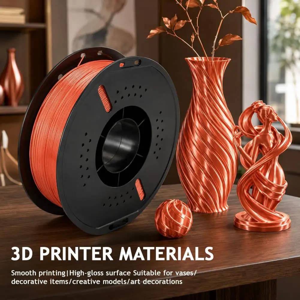 1.75mm Pla Filament 1.75mm Silk Pla Filament 1kg Spool Shiny Satin Finish Neatly Wound Roll for 3d Printer Models Printing