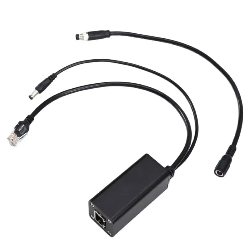 【VENDITA VELOCE】IEEE 802.3Af 25W 2.5G Per telecamera di sistema CCTV di sicurezza da 48V a 12V POE Splitter Ethernet Power Splitter Adattatore