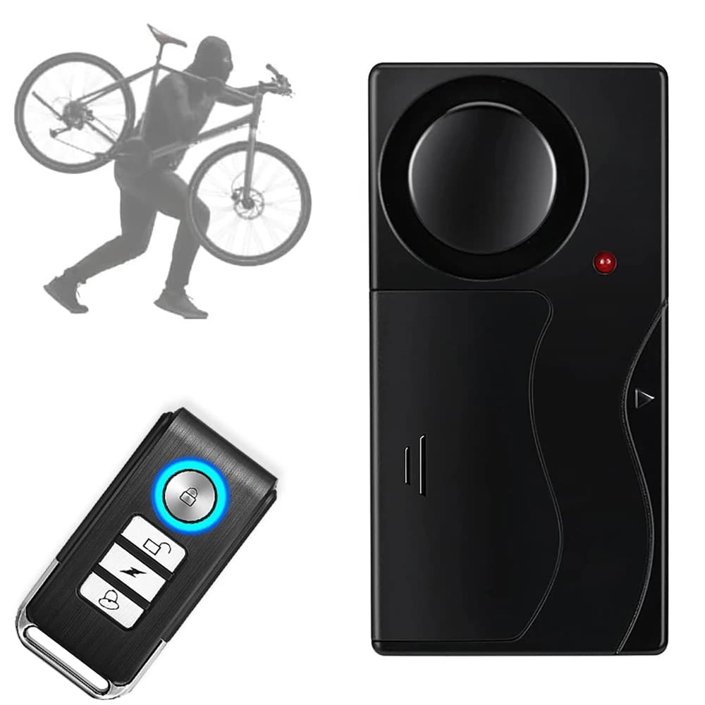 150 dB car alarm system, vibration alarm Wireless remote lock device for cars, trucks, campers, electric bike, motorcycle