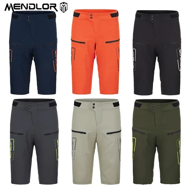 Pantaloncini da moto fuoristrada MENDLOR 2025 dotati di pantaloncini da ciclismo a sei colori