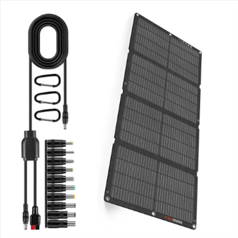 4 Pannelli solari pieghevoli USB Cella solare portatile Pieghevole Piastra solare impermeabile Caricabatteria per telefono cellulare