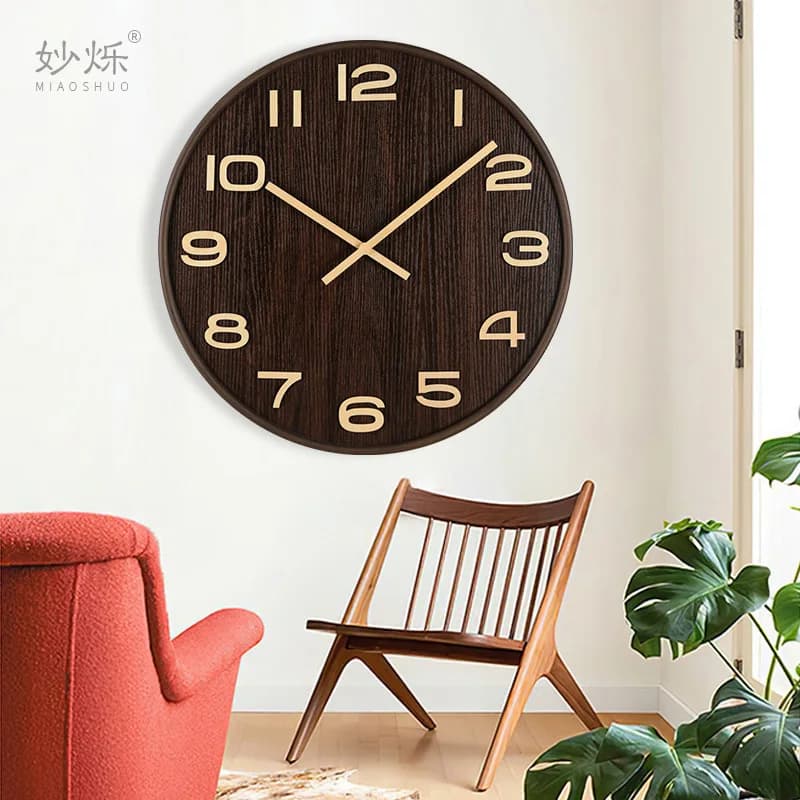 Wall clock for home decoration Living room clock for home Atmospheric clock for hotel Modern fashionable watch for wall