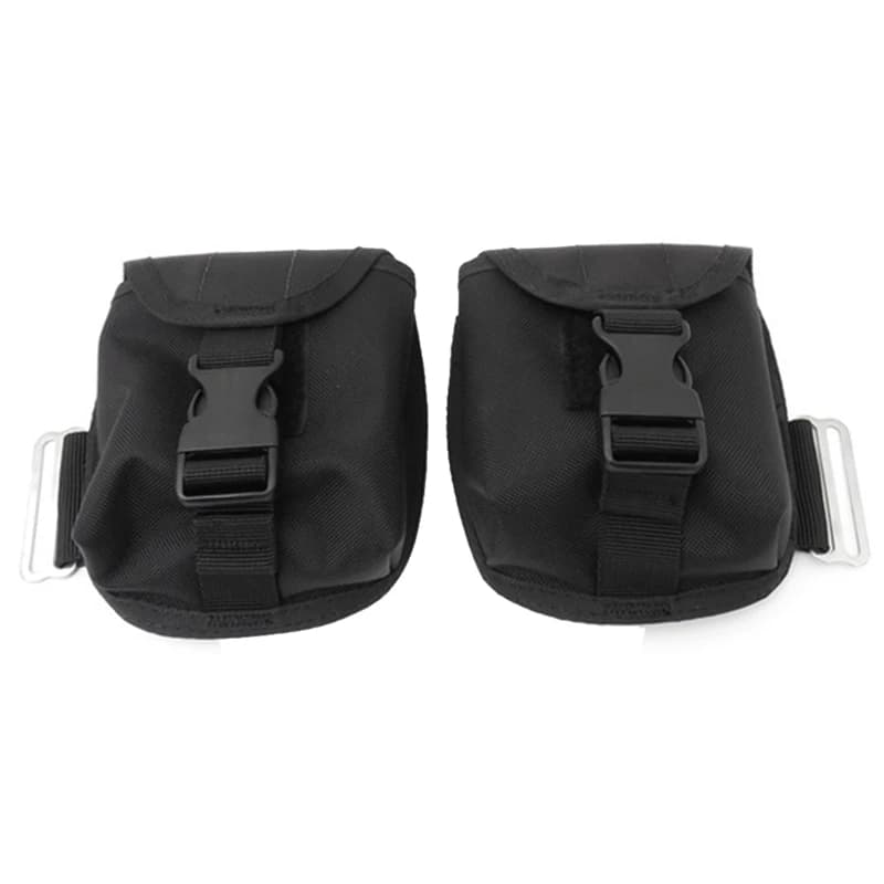 Pocket counterweight bag for scuba diving with quick release buckle diving accessory