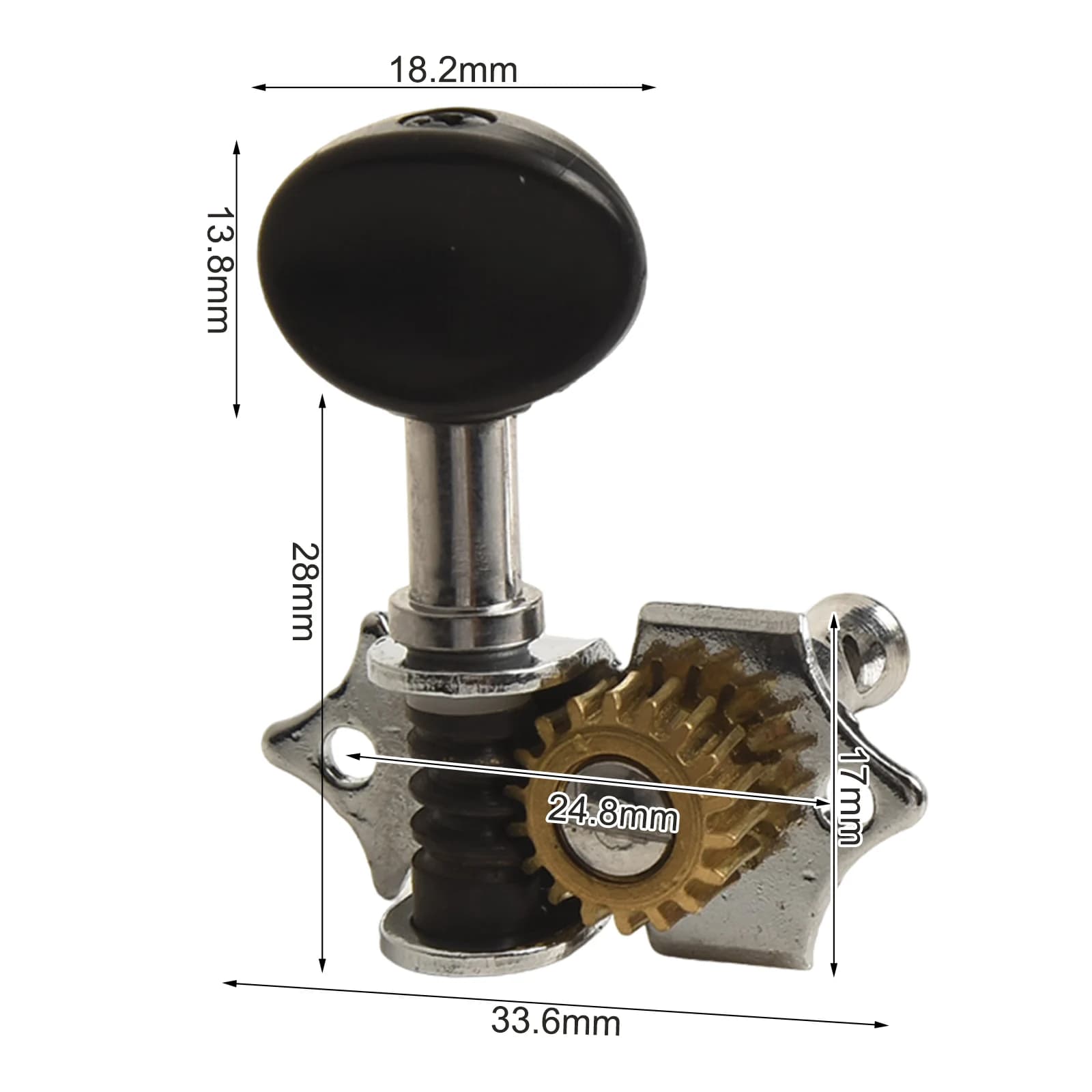 Per Ukulele Per Corde Ukulele Ukulele Piroli Forniture per strumenti 10 cm X 10 cm X 2 cm Tuning di precisione Materiali antiruggine