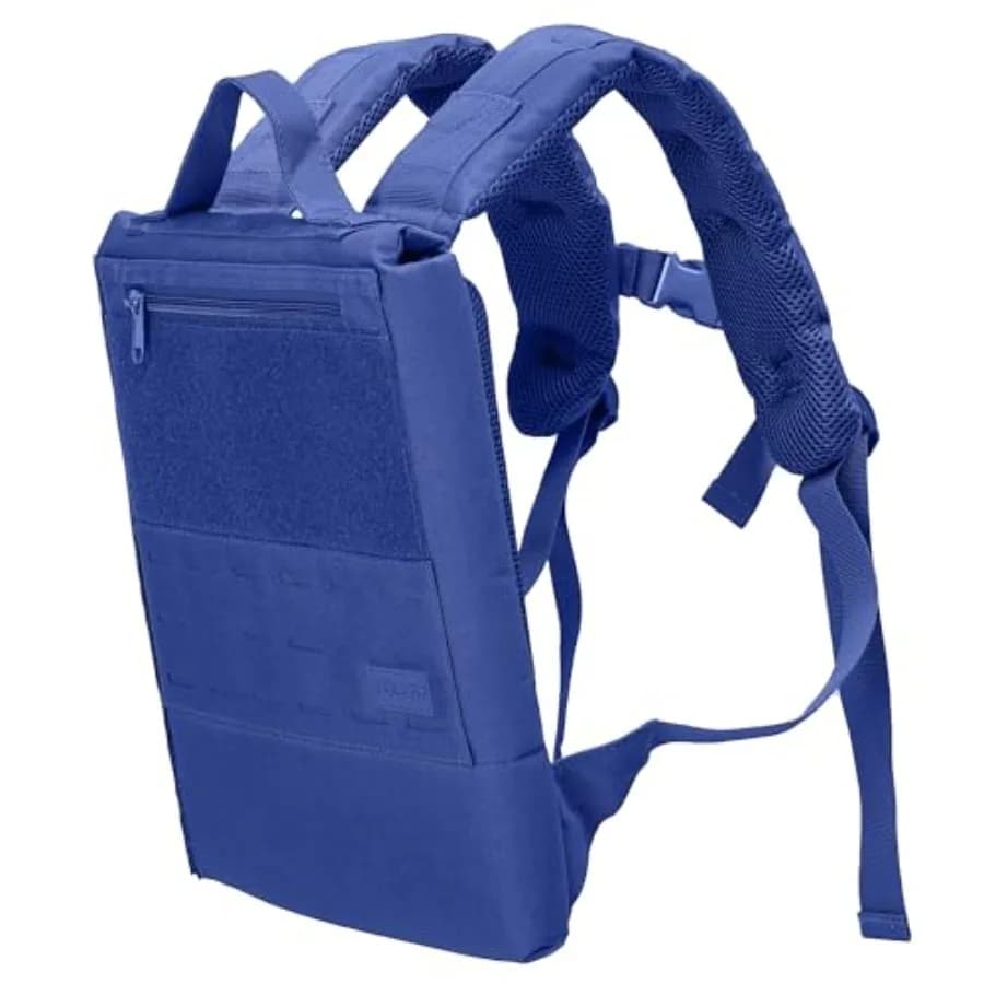 Zaino Rucking 2.0 - Zaino con Pesi per Dischi di Peso - Zaino con Caricamento Laterale Brevettato per Camminata, Corsa e Rucking