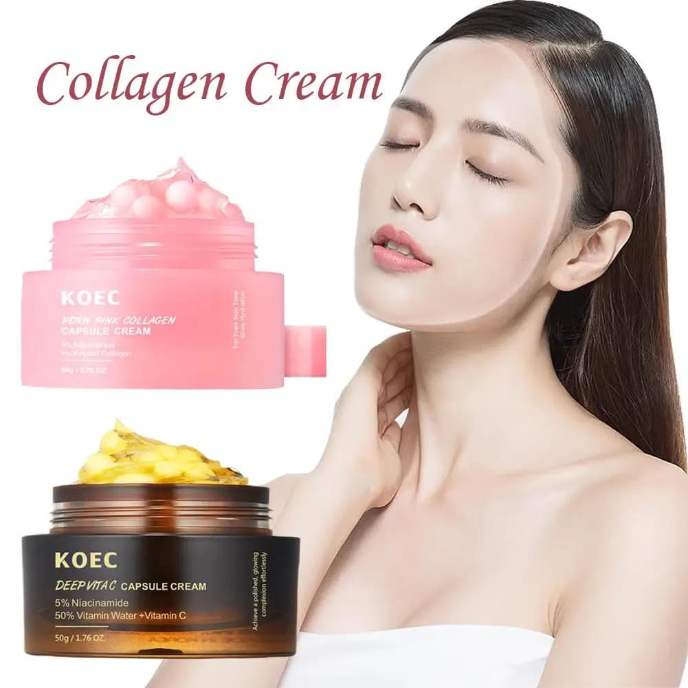 KOEC Hydrolyzed Niacinamide Hydrolyzed collagen moisturizing cream Collagen Korean skin care products