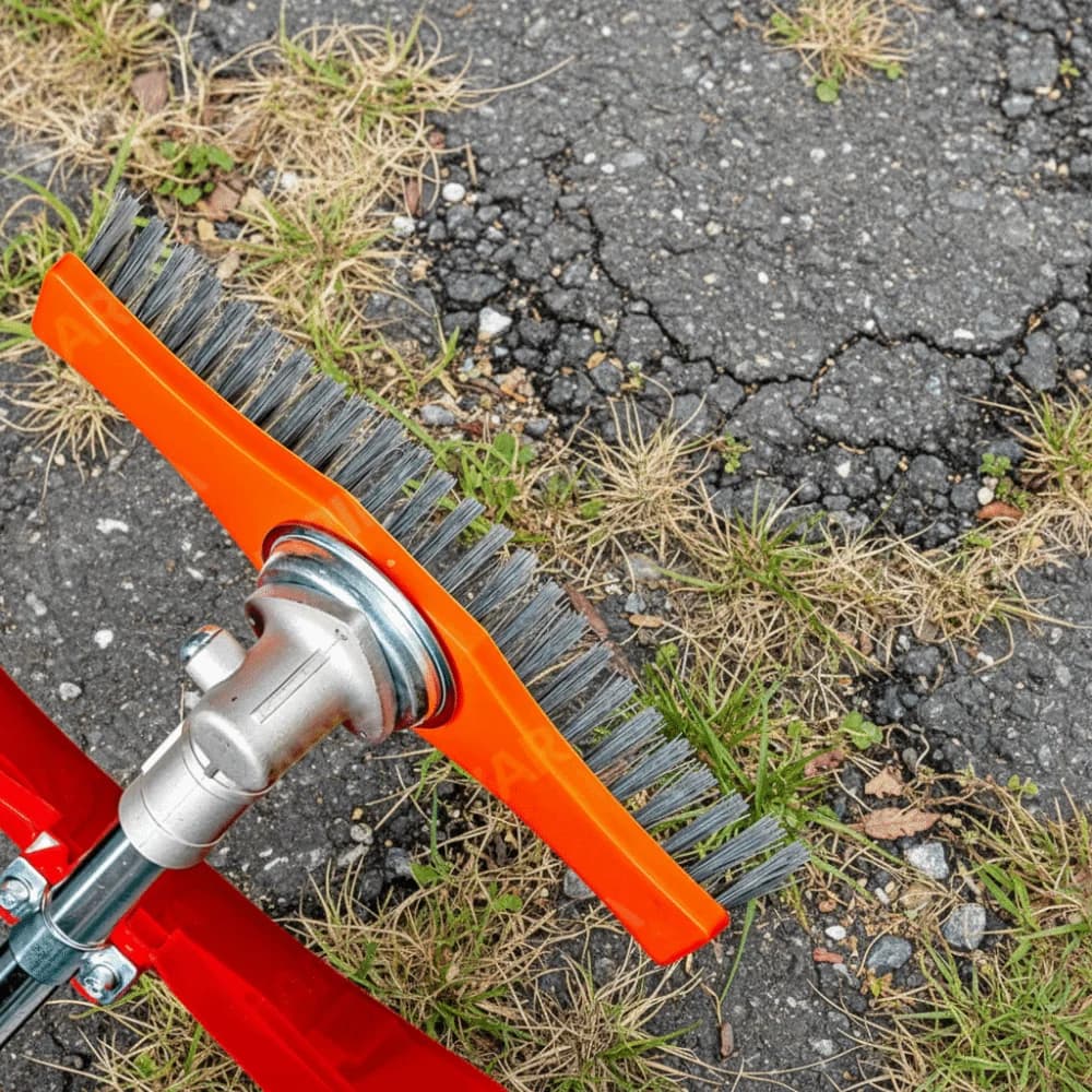 Wear-Resistant Polyester Cleaning Brush High-Efficiency Loose Soil Garden Tool Adjustable Handle Grass Rooting Tool