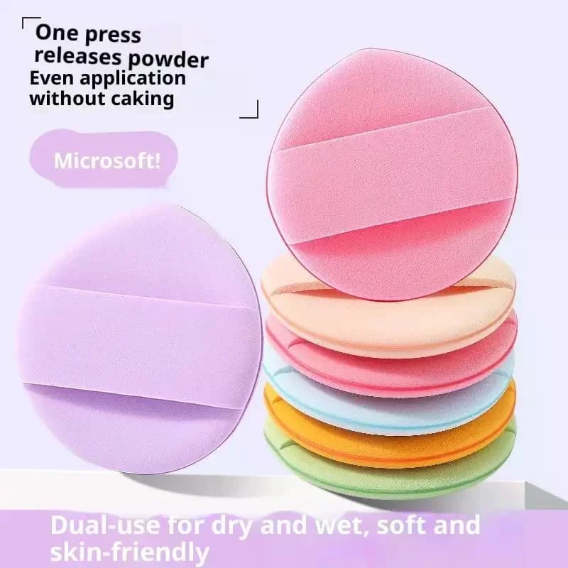 6/10PCS Spugna per trucco colorata a forma di lacrima per soffio di polvere di fondotinta Non mangiare polvere Soffio per trucco Strumenti per trucco Accessori