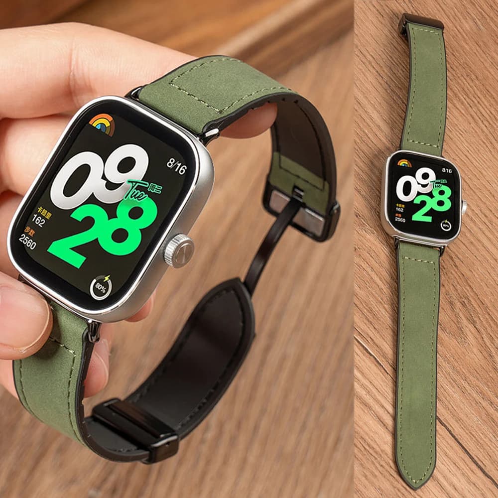 Cinturino magnetico per Xiaomi Redmi Watch 4 cinturino in silicone braccialetto vintage per Xiaomi Mi Band 8 pro cinturino sostituibile da donna