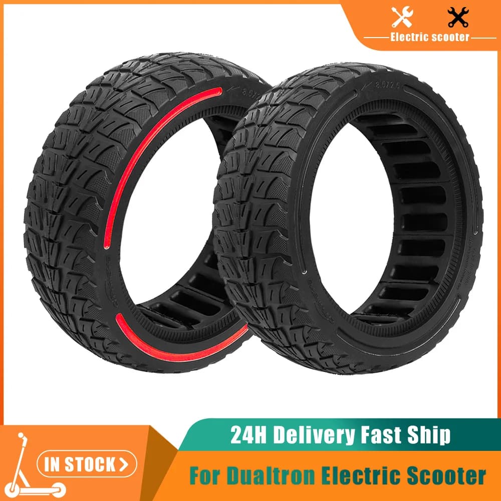 Pneumatico solido fuoristrada 8.5x2.5 per Dualtron Mini/Speedway Leger scooter elettrico resistente alla foratura parte di ricambio per pneumatici Tubeless