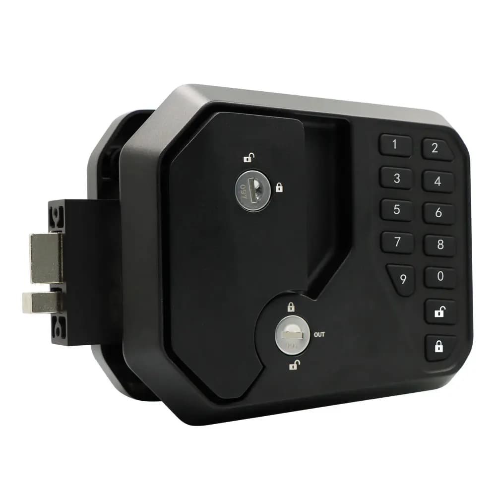 Serratura a codice per porta con impronta digitale per ingresso casa a motore RV Yacht Serratura a distanza Serratura di sicurezza per hardware Rimorchi per roulotte Limo Camper Car