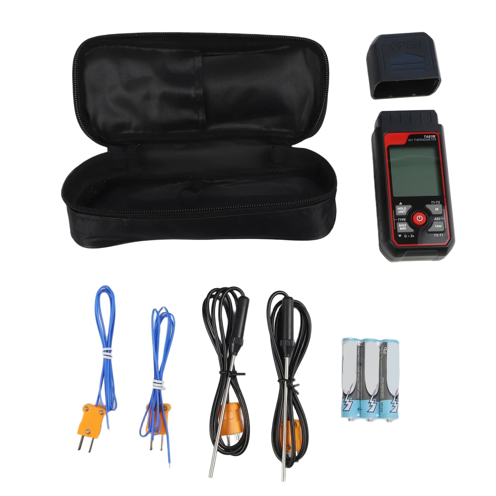 Accurate Temperature Measurement Digital Thermometer Dual Channel Digital Thermometer Analyzer K-type Thermocouple