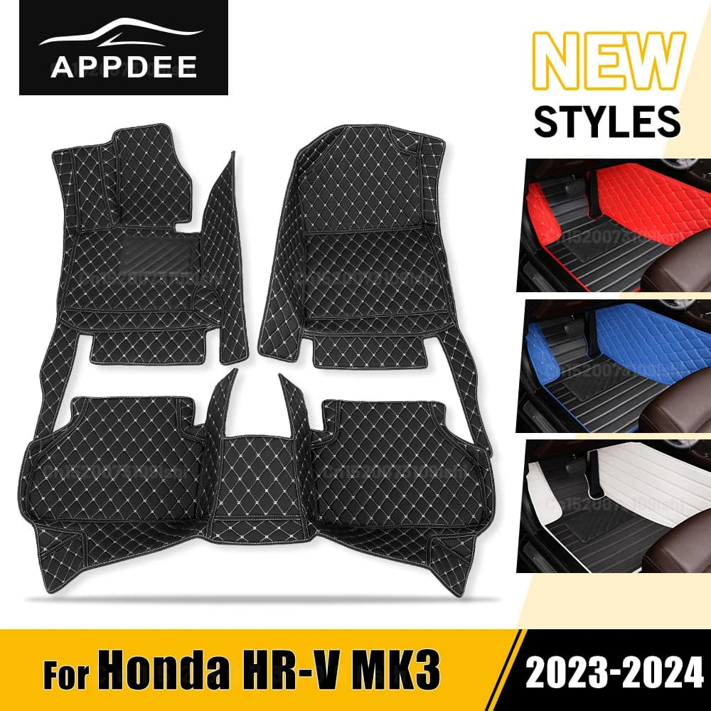 Tappetini per auto per Honda HR-V 2023 2024 Tappetini per auto personalizzati Accessori interni per tappeti per automobili