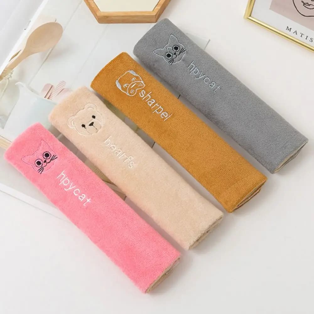 Covers car seat belt with cute animals Comfortable decoration Safety belt protector Stretch car seat belt straps