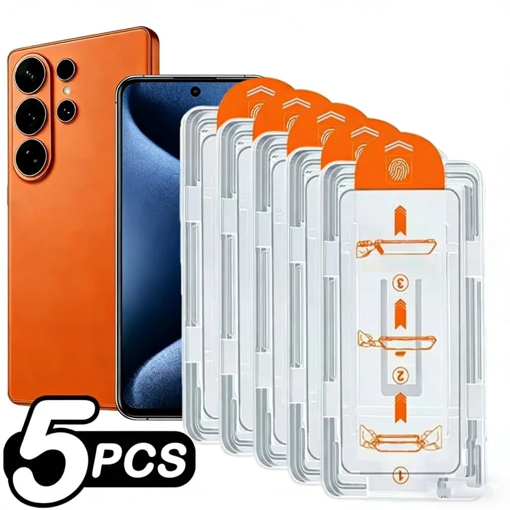2-5 Pezzi Pellicola Protettiva in Vetro Temperato per Samsung S26 Ultra S26 S25 Ultra S25 Edge S24 S23 S22 A56 A55 A36 A35 A52 A25 A07 A17