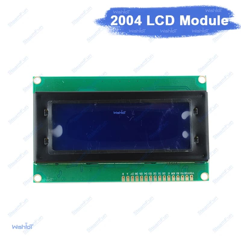 LCD display module 2004 DC 5V 20x4 white fonts backlight blue controller AIP31066 for Arduino