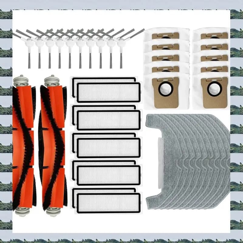 Per Dreame D9 Plus Robot aspirapolvere Spazzola laterale principale Filtro HEPA Mop Pad Sacchetti per la polvere Pezzi di ricambio Accessori