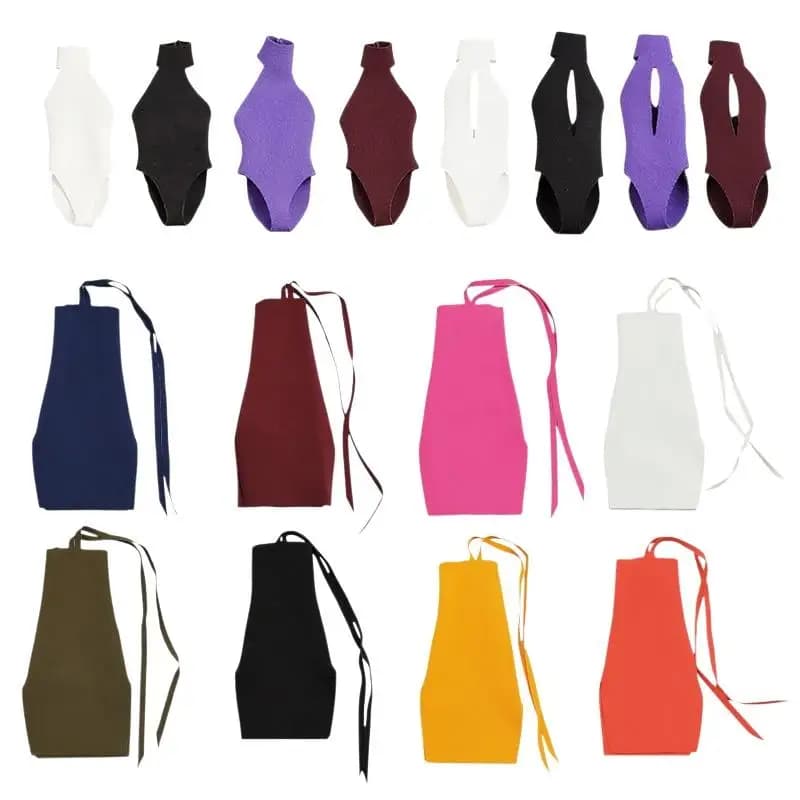 1/6 Scale High Neck Swimsuit Outfit For 6 Inch Female Soldier Action Figure Body Mini Dolls Decoration Accessories