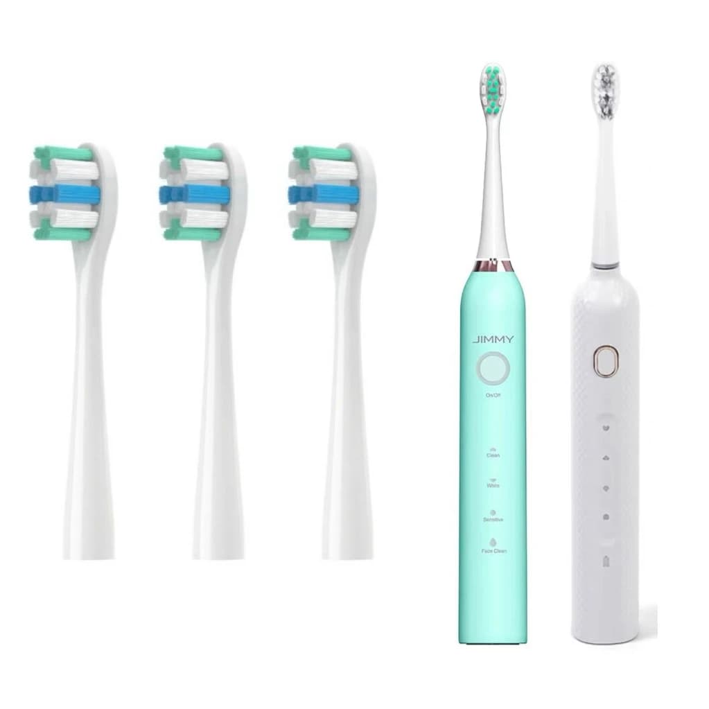 Replacement Toothbrush Heads For JIMMY T6/ETB301/ETB302 Sonic Electric Toothbrush Vacuum Soft DuPont Bristle Nozzles
