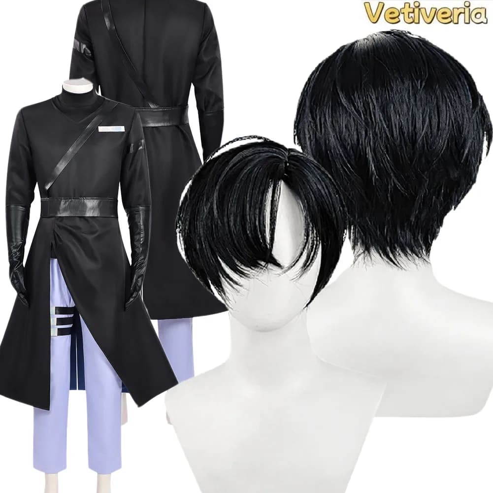Alien OF Stage Anime Ivan Cosplay Wig Prop Fantasia Coat Shirt Pants Belt Outfits Disfraz Costume Halloween Carnival Party Suit