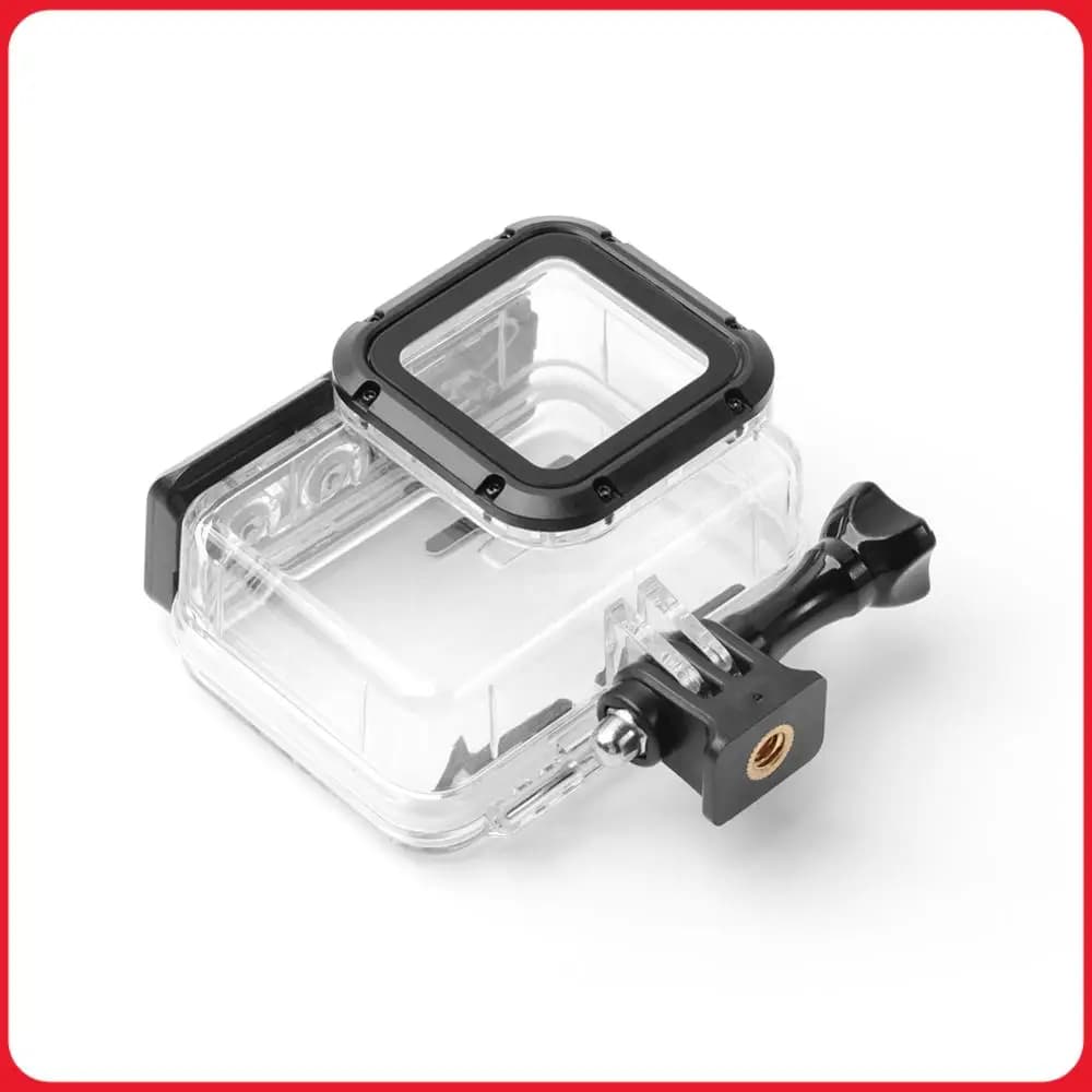 Transparent waterproof protective shell with snorkeling support up to 60 m for Insta360 One RS 4K Action Camera