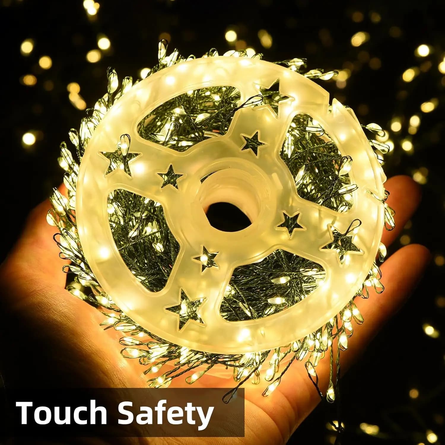 LED Firecracker String Lights Remote Control Halloween Garland EU/US DC Power Fairy Light for Wedding Party Christmas Decoration guirlande lumineuse à pile christmas decorations