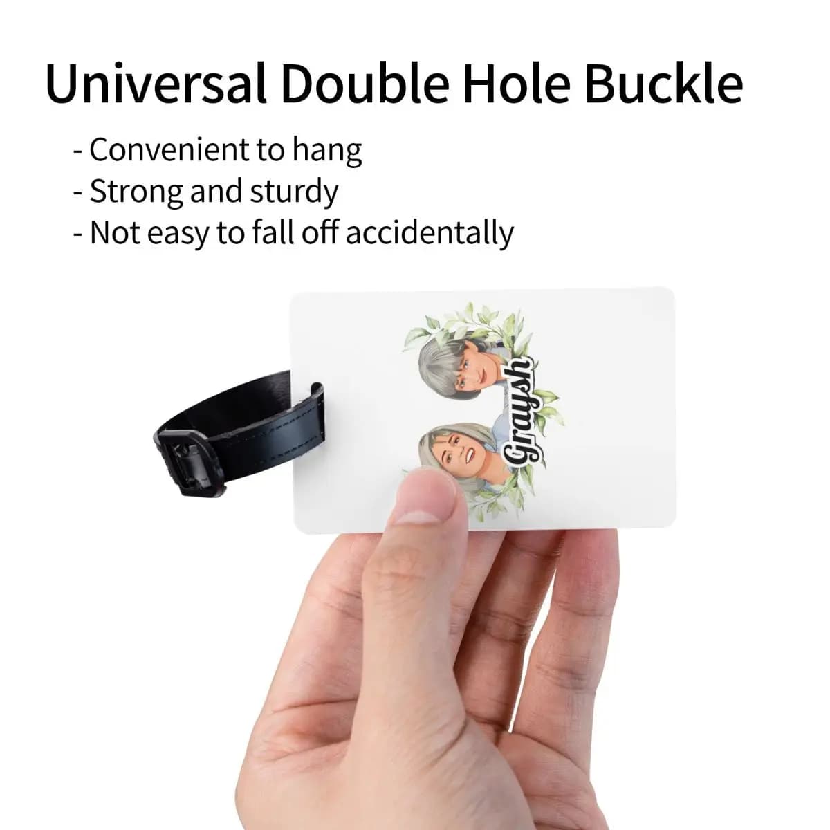 Etichette per Bagagli Prue e Trude, Accessori per Valigie, Targhette Identificative per Bagagli da Viaggio, Porta Etichette con Nome e Indirizzo