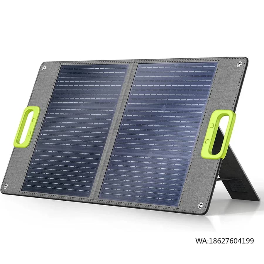 Borse di ricarica per cellulari, pannelli solari portatili pieghevoli a onda sinusoidale pura per escursionisti e campeggio all'aperto, piccoli fotovoltaici