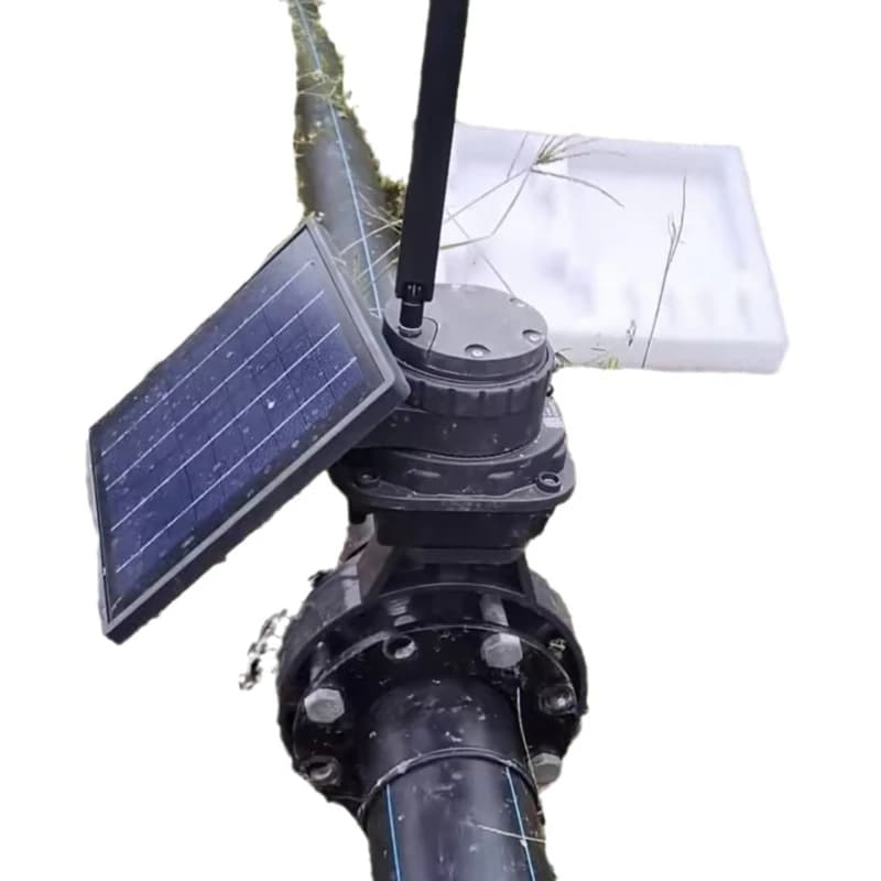 Solar smart valve, mobile phone remote control electric ball valve