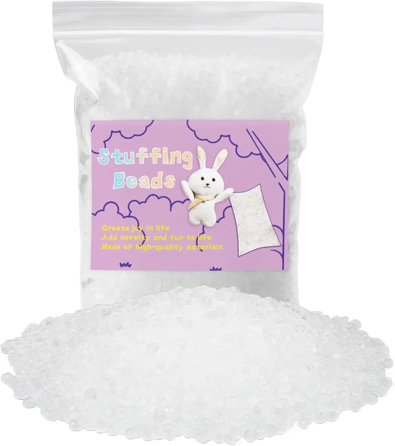Premium Pesanti Plastic Beads, 910g / 2LB for Plush, Pouf, Bearings