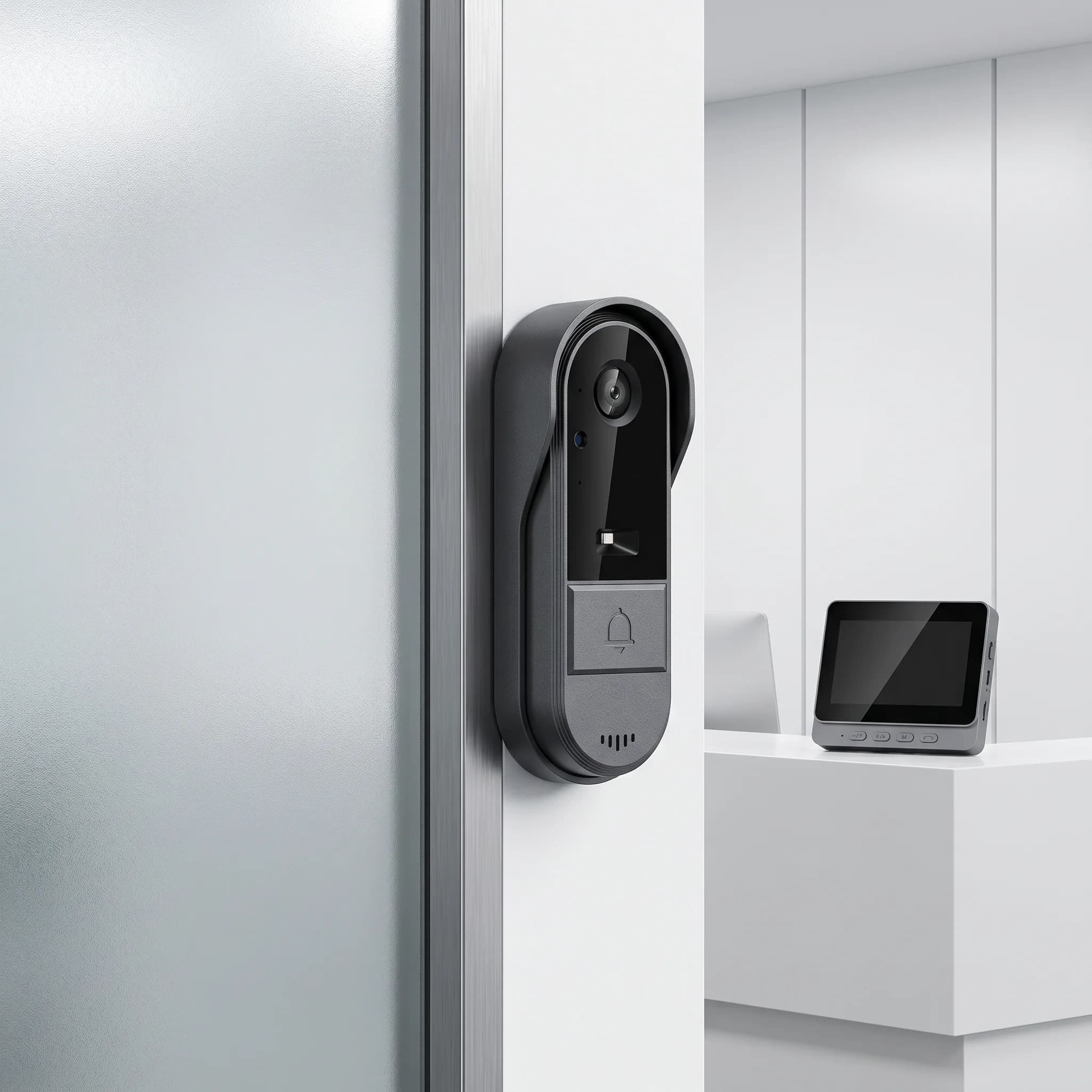 Campanello con batteria a lunga durata per monitoraggio continuo Campanelli wireless in ABS per la casa